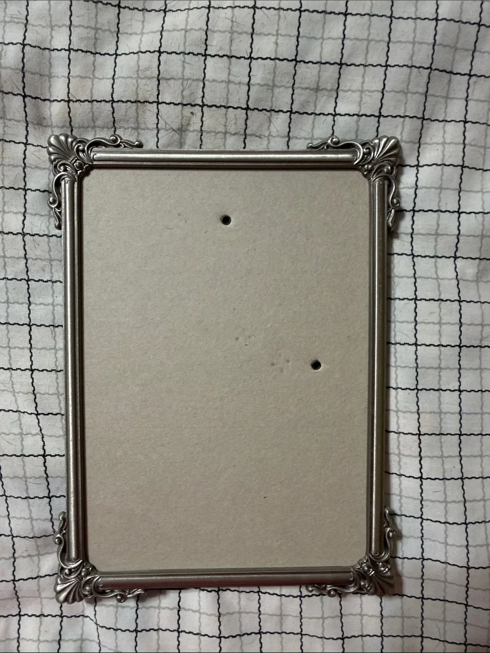 Ornate Decorative Frame - pewter